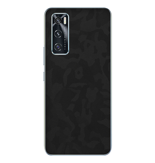 Vivo V20 SE Skins & Wraps — Black Camo
