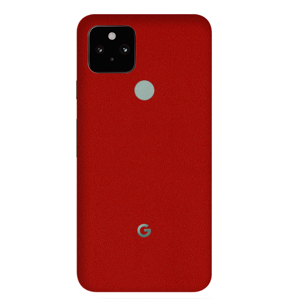 Google Pixel 5 Skins & Wraps — Red Matte