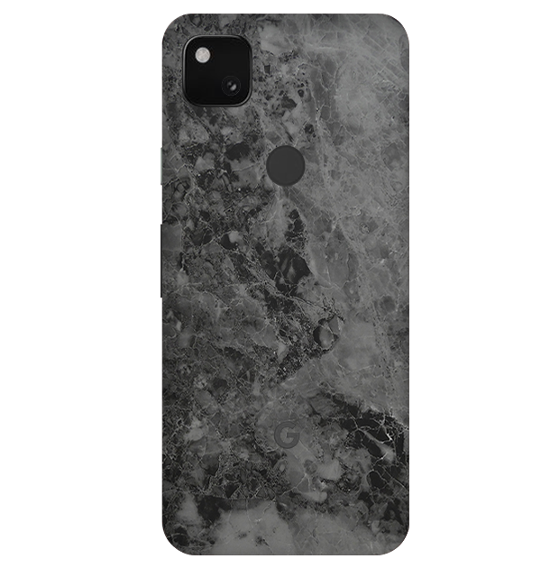 Google Pixel 4A Skins & Wraps — Black Marble