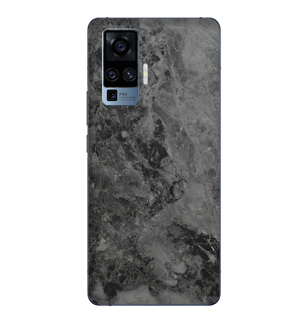 Vivo X50 Pro Skins & Wraps — Black Marble