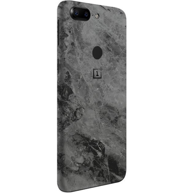 OnePlus 5T Skins & Wraps — Black Marble