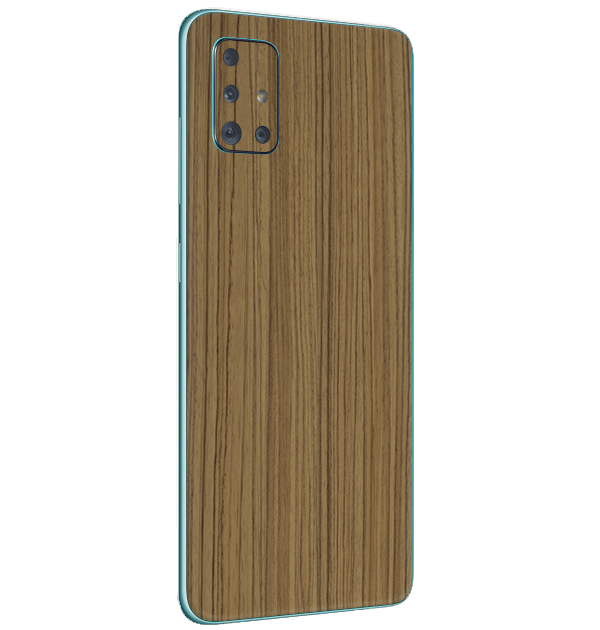 Samsung Galaxy A51 Skins & Wraps — Honey Oak Wood