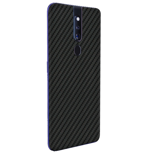 Oppo F11 Pro Skins & Wraps — Carbon Fiber Black