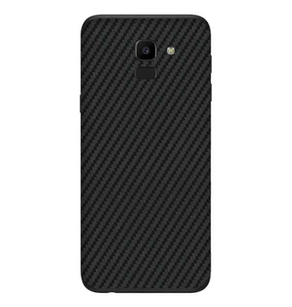 Samsung Galaxy J6 Infinity Skins & Wraps — Carbon Fiber Black