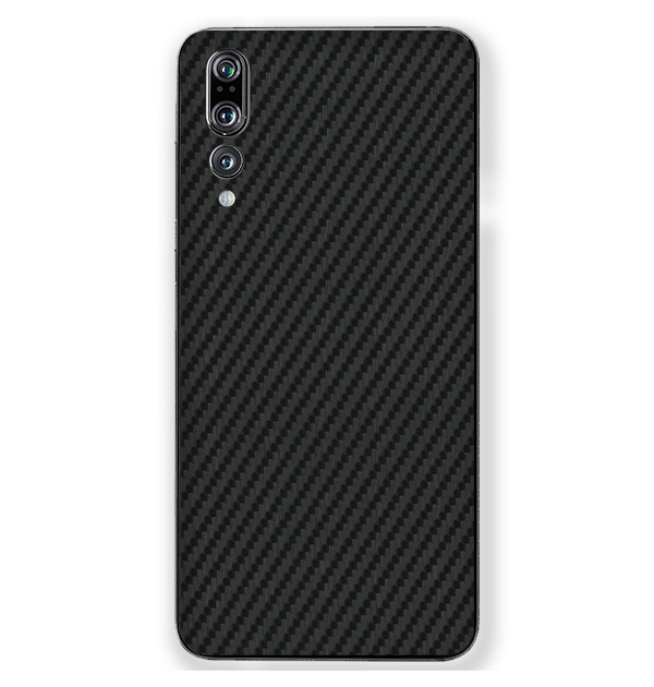 Huawei P20 Pro Skins & Wraps — Carbon Fiber Black