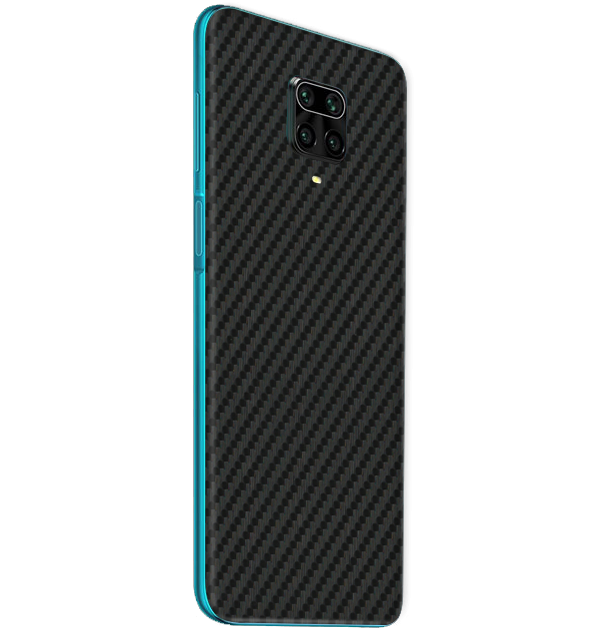 Redmi Note 9 Pro Max Skins & Wraps — Carbon Fiber Black