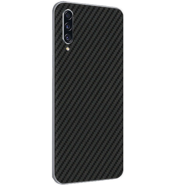 Samsung Galaxy A50S Skins & Wraps — Carbon Fiber Black