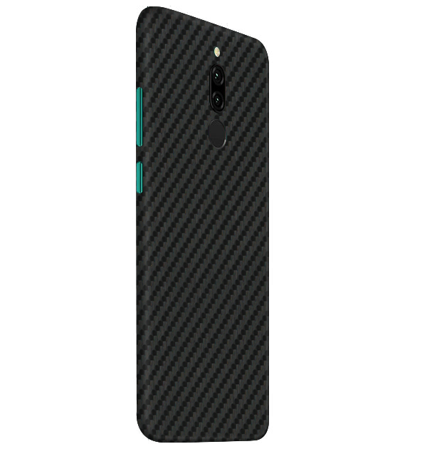 Redmi 8 Skins & Wraps — Carbon Fiber Black