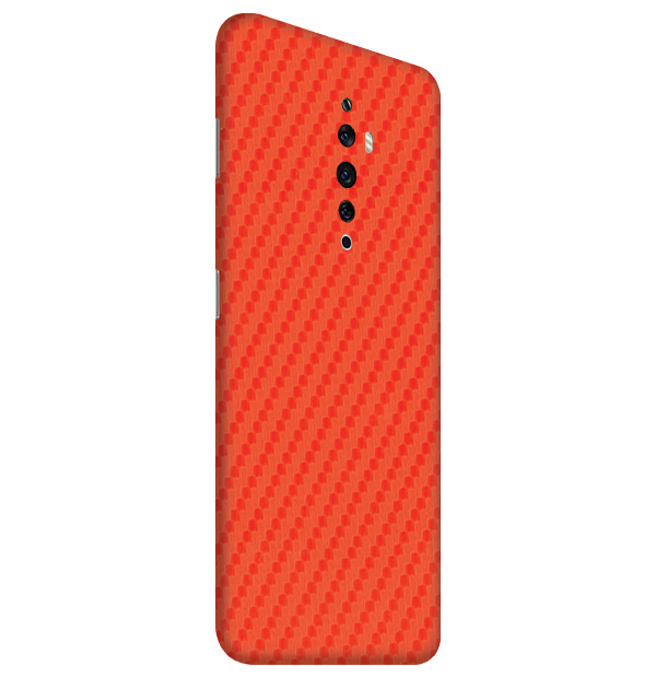 Oppo Reno 2z Skins & Wraps — Carbon Fiber Orange