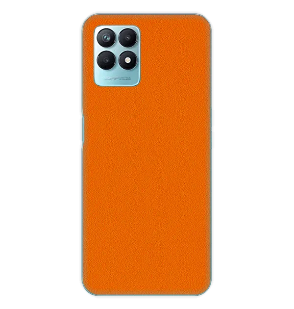 Realme Narzo 50 Skins & Wraps — Orange Matte