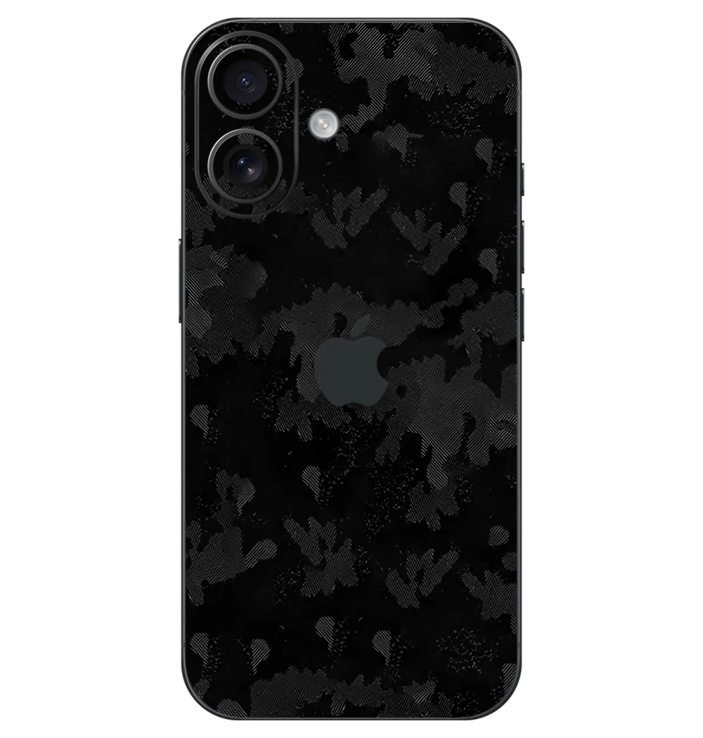 iPhone 16 Plus Skins & Wraps — Black Shadow