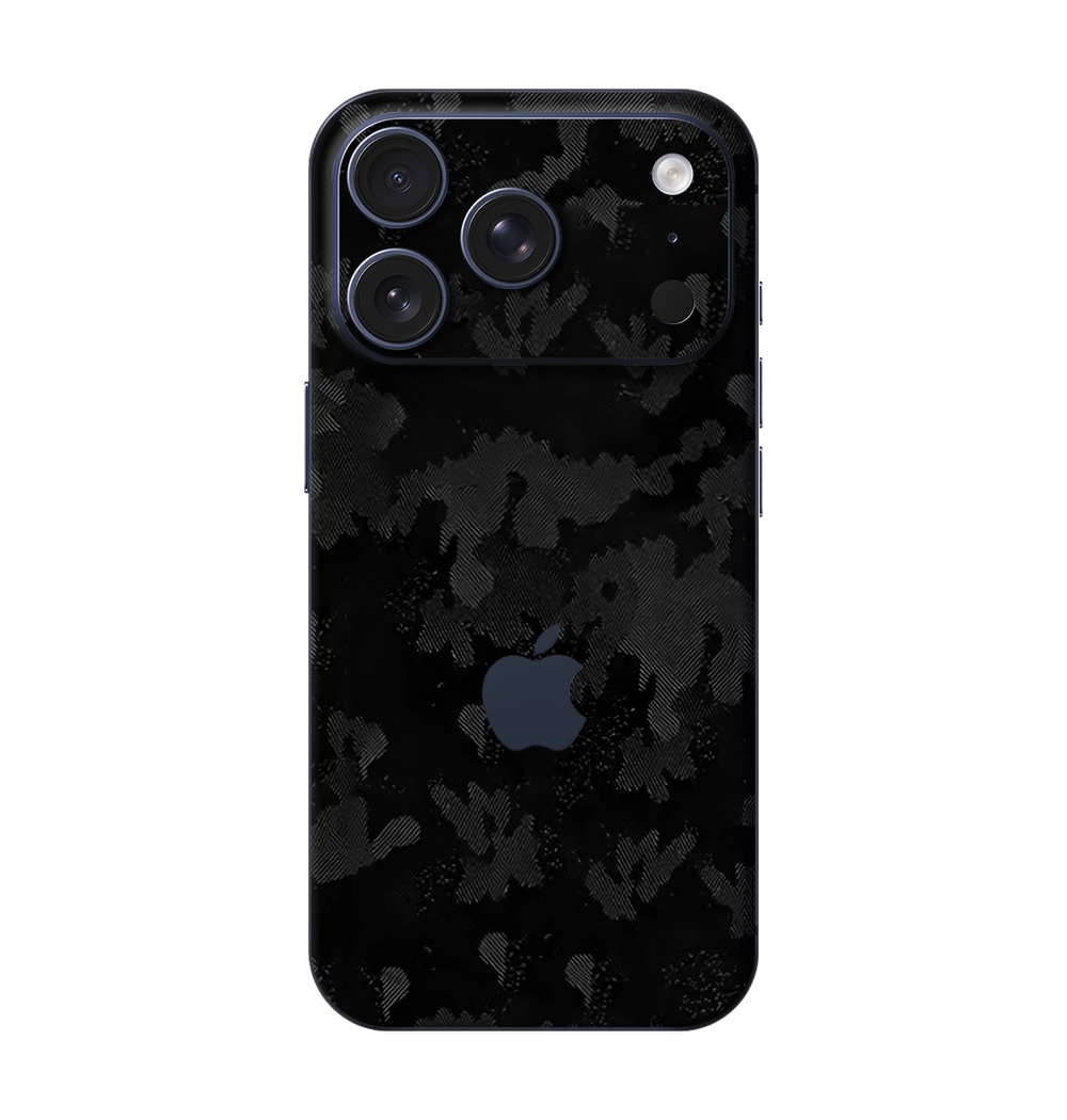 iPhone 17 Pro Max Skins & Wraps — Black Shadow