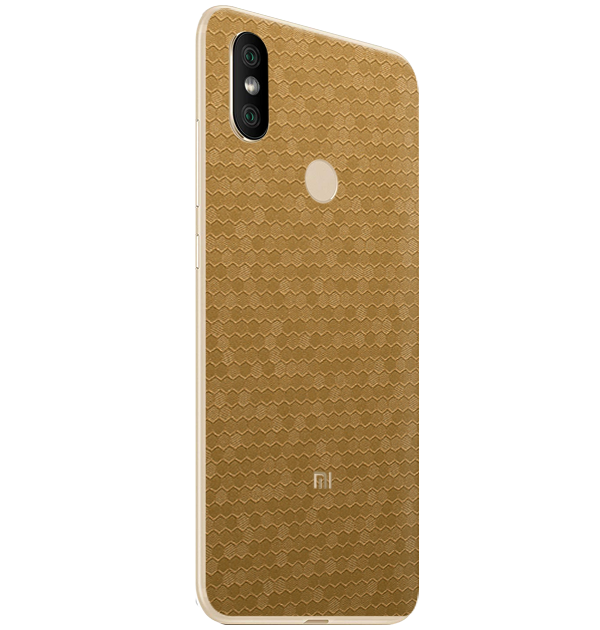 Mi A2 Lite Skins & Wraps — Gold Hive