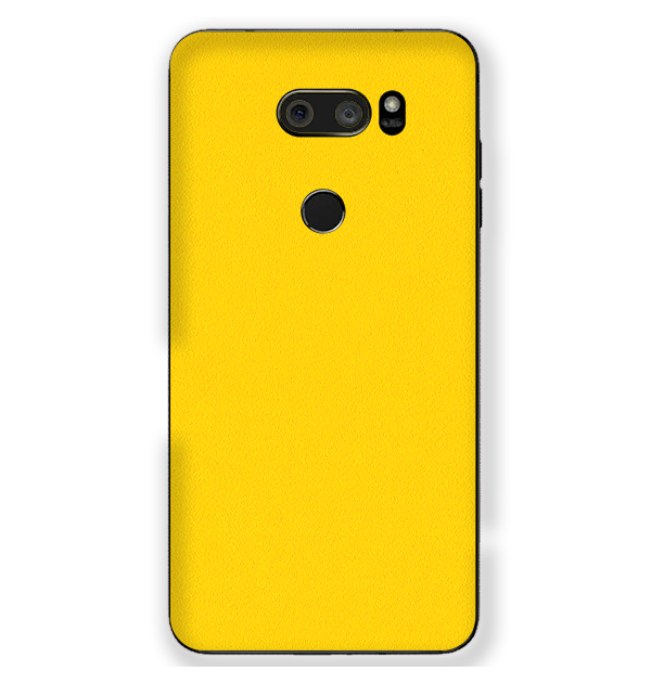 LG V30 Plus Skins & Wraps — Yellow Matte