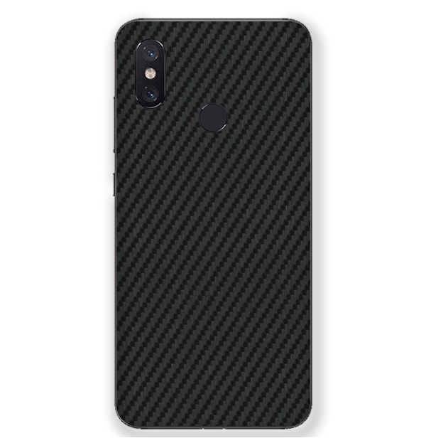 Mi 8 Skins & Wraps — Carbon Fiber Black