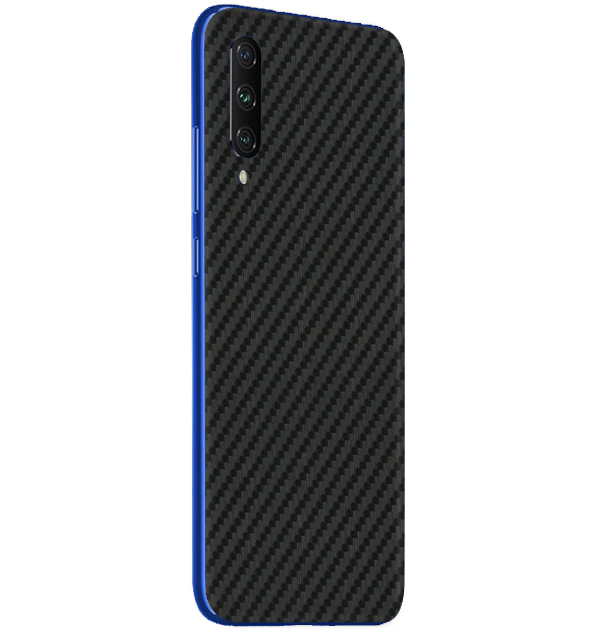 Mi A3 Skins & Wraps — Carbon Fiber Black