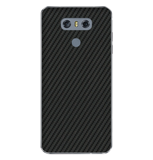 LG G6 Skins & Wraps — Carbon Fiber Black