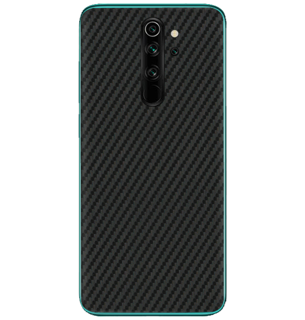 Redmi Note 8 Pro Skins & Wraps — Carbon Fiber Black