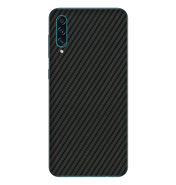 Samsung Galaxy A30S Skins & Wraps — Carbon Fiber Black