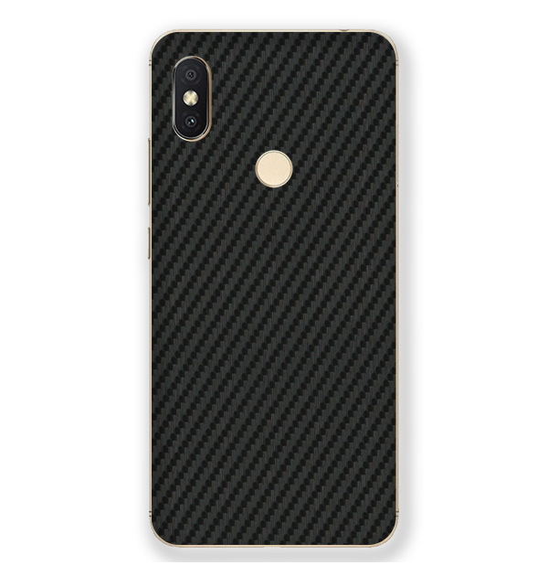 Redmi Y2 Skins & Wraps — Carbon Fiber Black