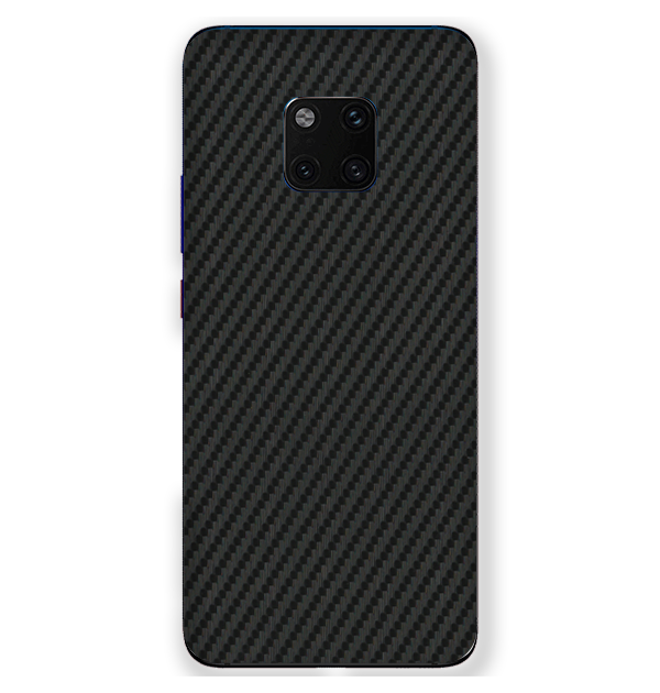 Huawei Mate 20 Pro Skins & Wraps — Carbon Fiber Black
