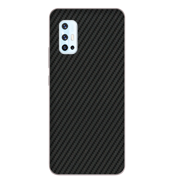 Vivo V17 Skins & Wraps — Carbon Fiber Black