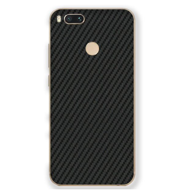 Mi A1 Skins & Wraps — Carbon Fiber Black