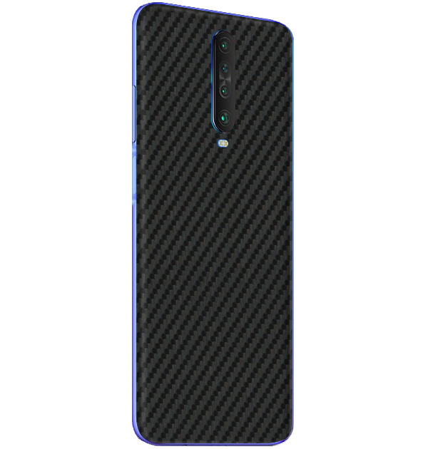 Redmi K30 5G Skins & Wraps — Carbon Fiber Black