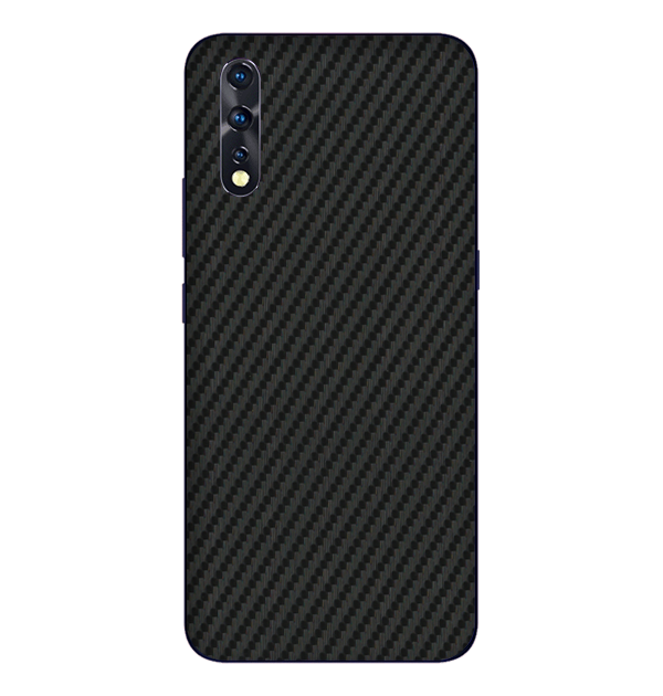 Vivo Z1x Skins & Wraps — Carbon Fiber Black