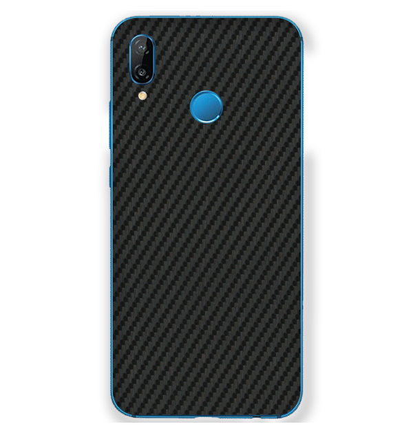 Huawei P20 Lite Skins & Wraps — Carbon Fiber Black