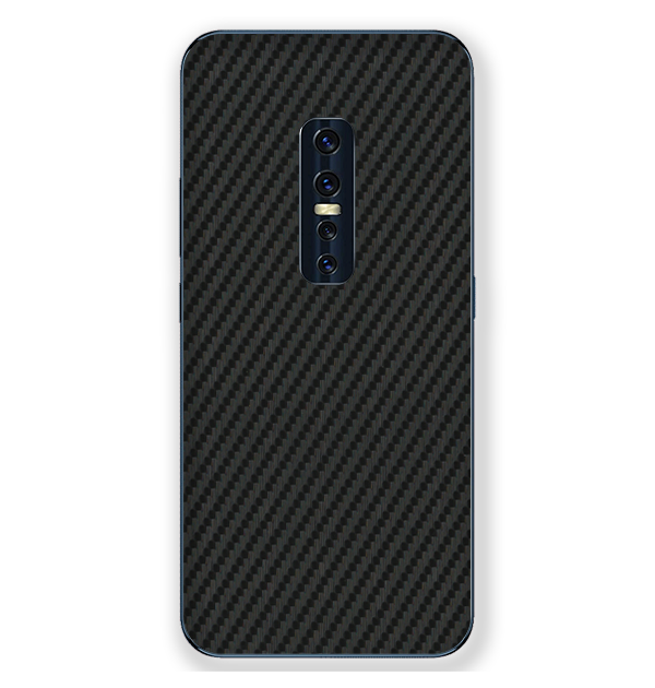 Vivo V17 Pro Skins & Wraps — Carbon Fiber Black