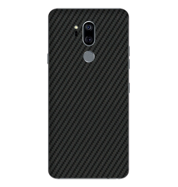 LG G7 ThinQ Skins & Wraps — Carbon Fiber Black