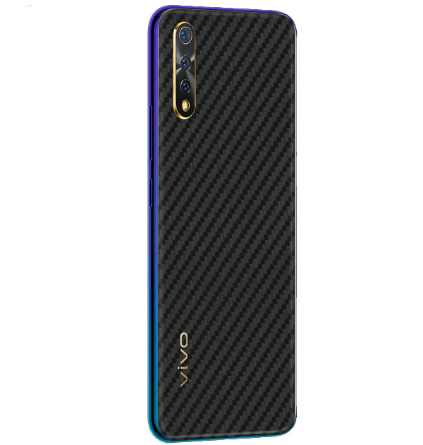 Vivo S1 Skins & Wraps — Carbon Fiber Black
