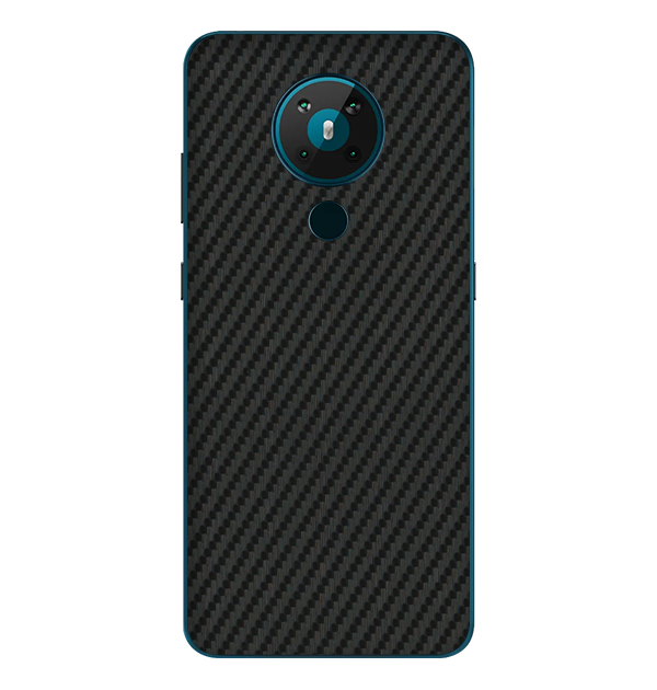 Nokia 5.3 Skins & Wraps — Carbon Fiber Black