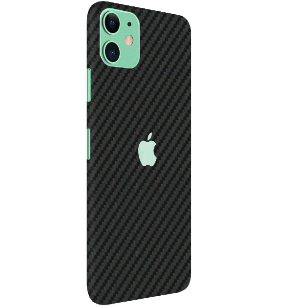 iPhone 11 Skins & Wraps — Carbon Fiber Black
