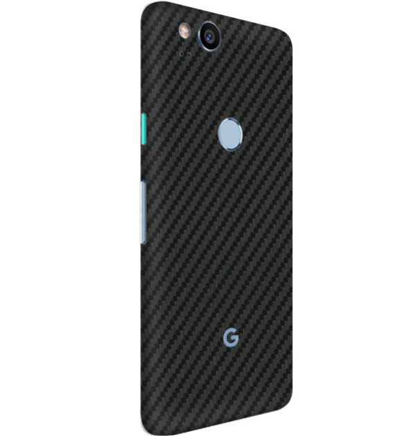 Google Pixel 2 Skins & Wraps — Carbon Fiber Black