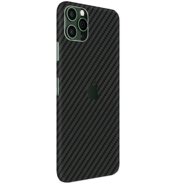 iPhone 11 Pro Skins & Wraps — Carbon Fiber Black