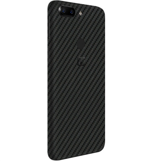OnePlus 5T Skins & Wraps — Carbon Fiber Black
