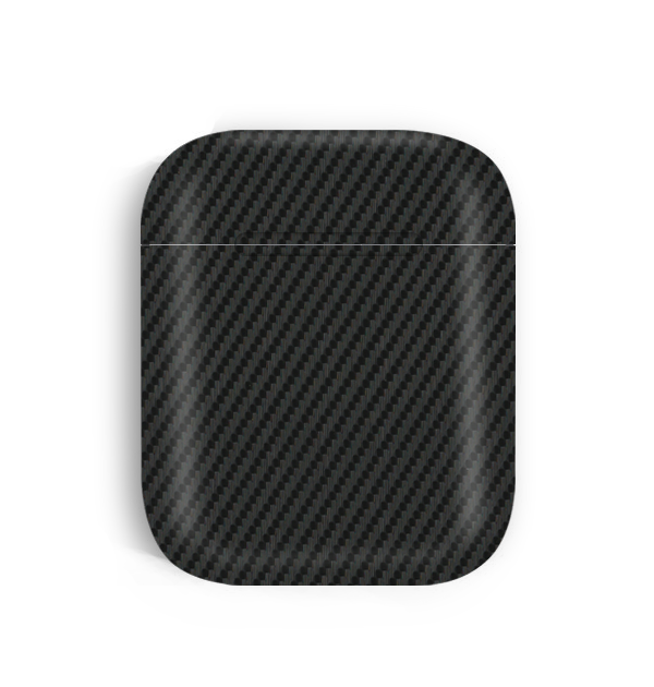 AirPods 2nd Generation Skins & Wraps — Carbon Fiber Black