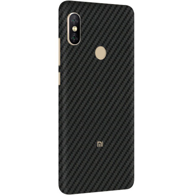 Redmi Note 5 Pro Skins & Wraps — Carbon Fiber Black