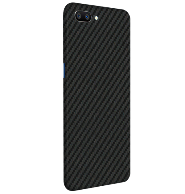 Realme C1 Skins & Wraps — Carbon Fiber Black