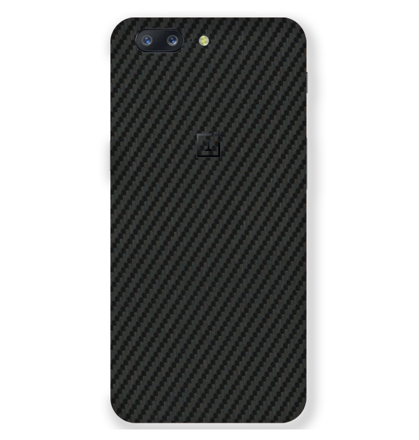OnePlus 5 Skins & Wraps — Carbon Fiber Black