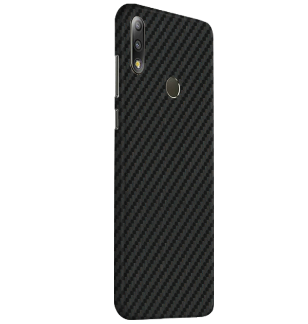 Asus ZenFone Max Pro M2 Skins & Wraps — Carbon Fiber Black