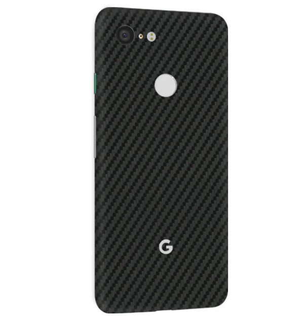 Google Pixel 3XL Skins & Wraps — Carbon Fiber Black