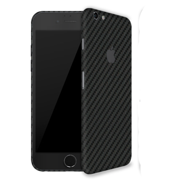 iPhone 6 Skins & Wraps — Carbon Fiber Black