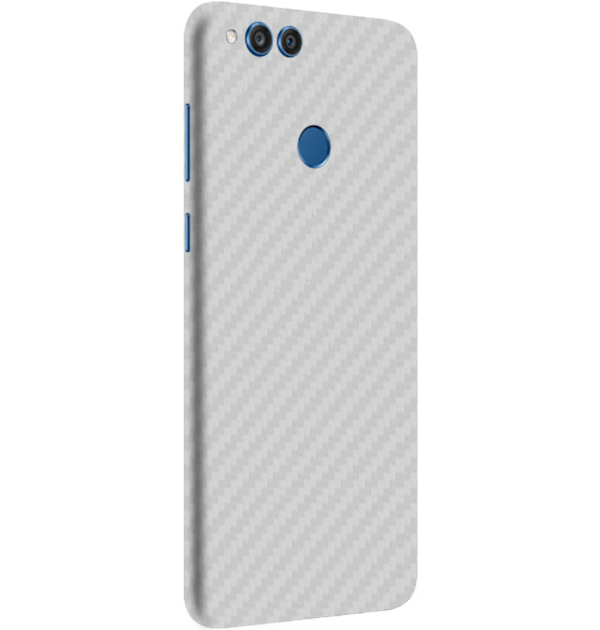 Honor 7X Skins & Wraps — Carbon Fiber White