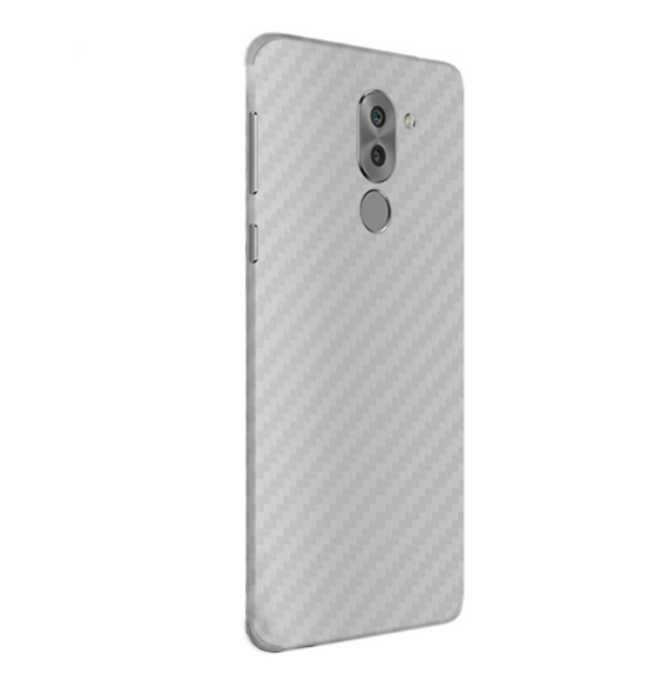 Honor 6X Skins & Wraps — Carbon Fiber White