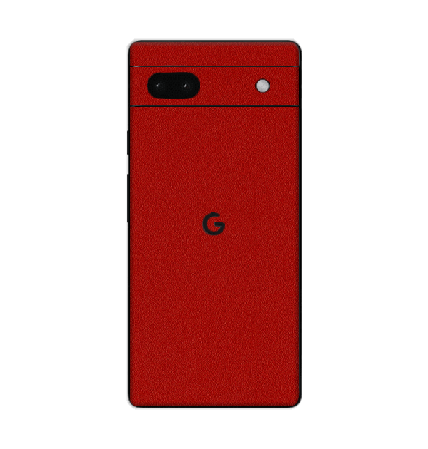 Google Pixel 6A Skins & Wraps — Red Matte