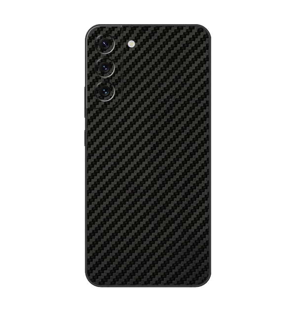Samsung Galaxy S22 Plus Skins & Wraps — Carbon Fiber Black