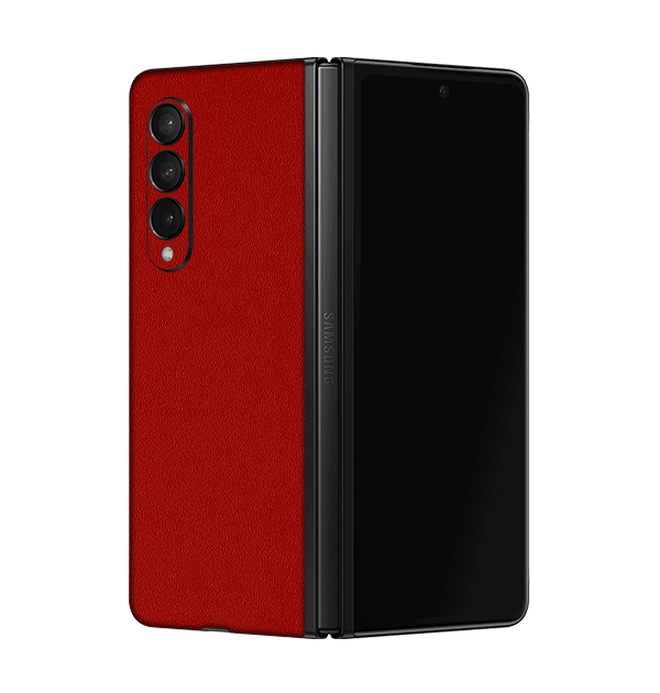 Samsung Galaxy Z Fold 3 Skins & Wraps — Red Matte